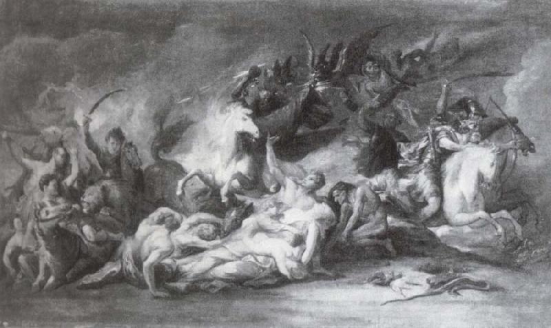 Benjamin West Tod auf einem fahlen Pferd china oil painting image